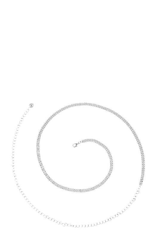 Double Line Rhinestone Belt - Shop Style & More | Fresh Looks, Everyday Deals & Free Shipping