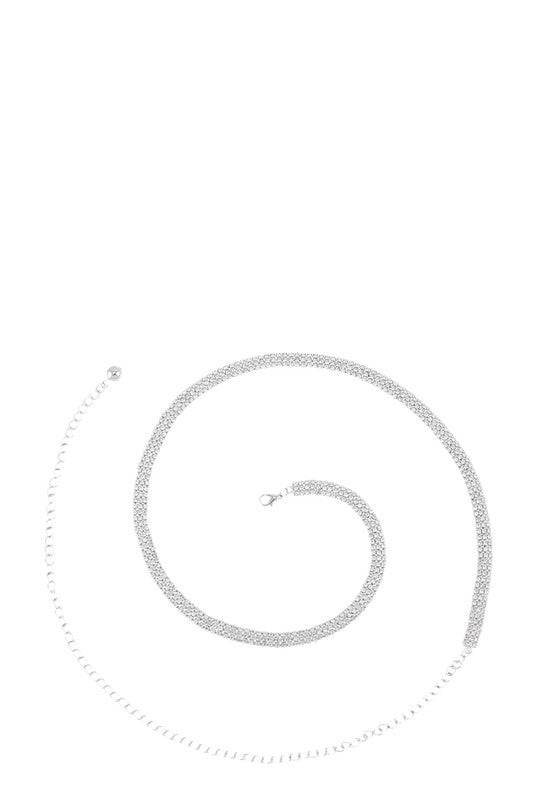 Three Lines Rhinestone Belt - Shop Style & More | Fresh Looks, Everyday Deals & Free Shipping