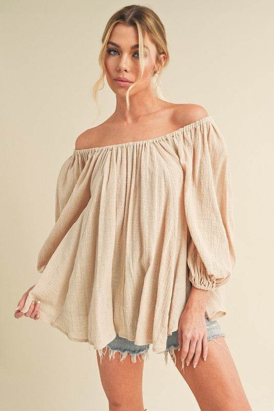 Nately Off Shoulder Tunic Dress - Shop Style & More | Fresh Looks, Everyday Deals & Free Shipping