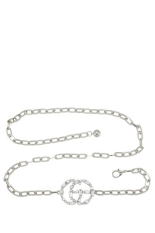 Baguette Stone GO Buckle Chain Belt - Shop Style & More | Fresh Looks, Everyday Deals & Free Shipping