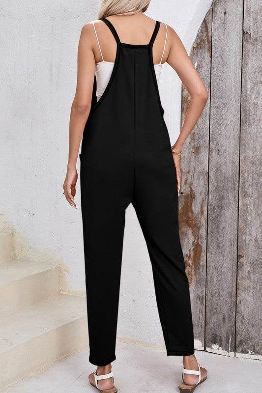 Women Harem Pants Sleeveless V Neck Jumpsuit - Shop Style & More | Fresh Looks, Everyday Deals & Free Shipping