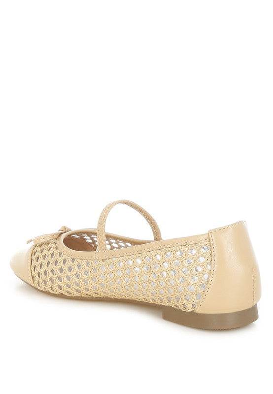 Omela Woven Bow Detail Ballerinas - Shop Style & More | Fresh Looks, Everyday Deals & Free Shipping