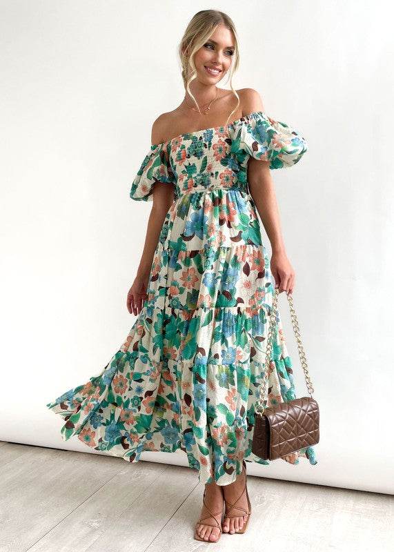 Women's Dress Off Shoulder High Waist Dress - Shop Style & More | Fresh Looks, Everyday Deals & Free Shipping