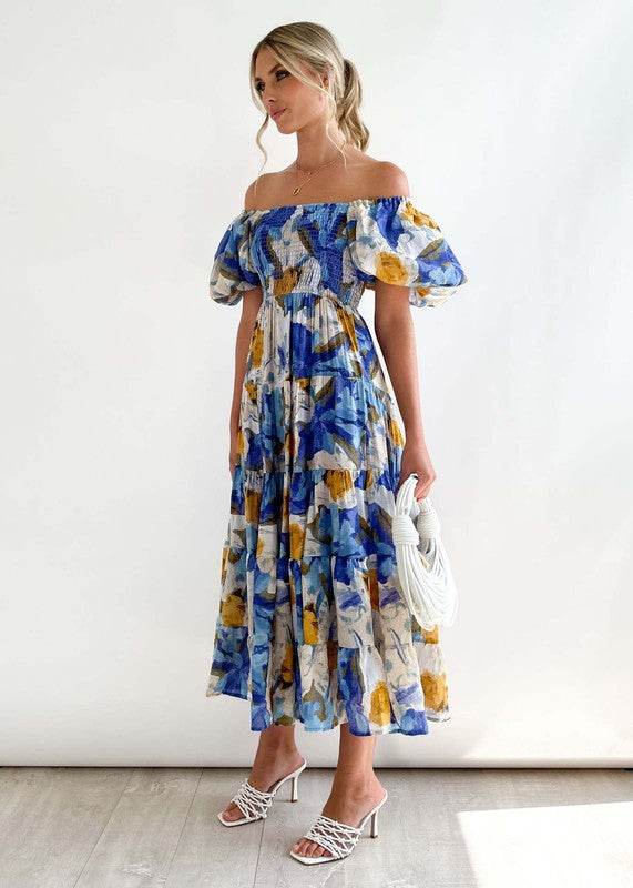 Women's Dress Off Shoulder High Waist Dress - Shop Style & More | Fresh Looks, Everyday Deals & Free Shipping