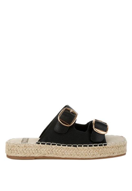 Palala Genuine Soft Leather Square Toe Espadrilles - Shop Style & More | Fresh Looks, Everyday Deals & Free Shipping