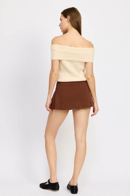 PLEATED MINI SKORT - Shop Style & More | Fresh Looks, Everyday Deals & Free Shipping