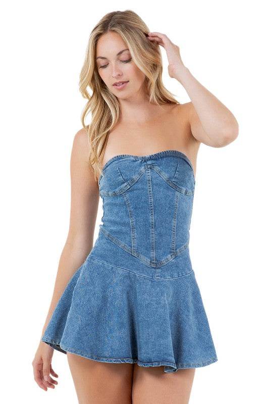WOMEN FASHION DENIM DRESS - Shop Style & More | Fresh Looks, Everyday Deals & Free Shipping