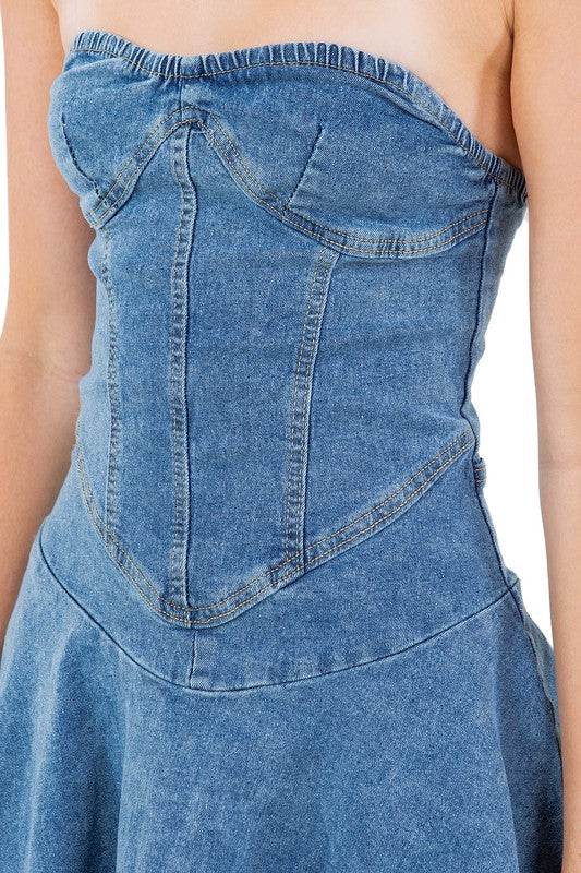 WOMEN FASHION DENIM DRESS - Shop Style & More | Fresh Looks, Everyday Deals & Free Shipping
