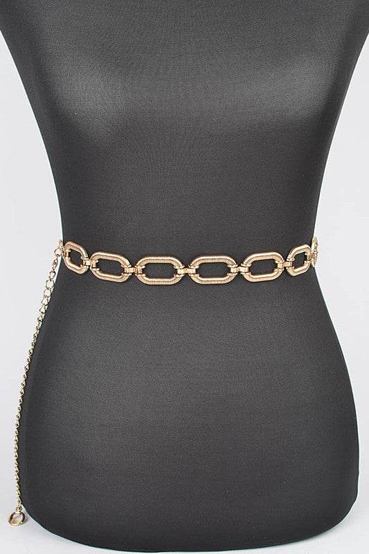 Textured Chain Link Fashion Chain Belt - Shop Style & More | Fresh Looks, Everyday Deals & Free Shipping