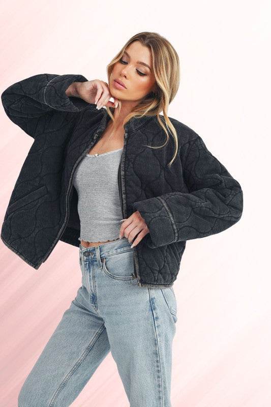 Kendl Quilted Jacket - Shop Style & More | Fresh Looks, Everyday Deals & Free Shipping