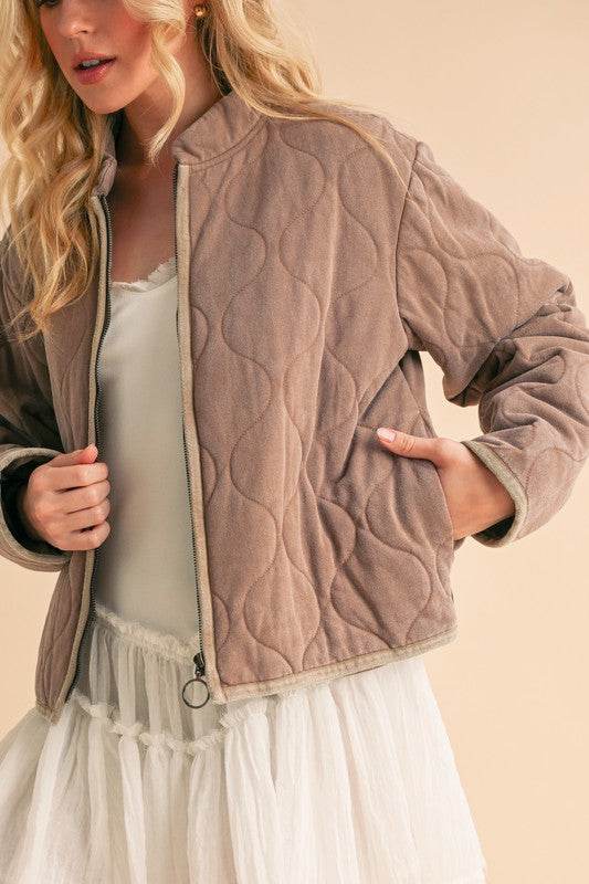 Kendl Quilted Jacket - Shop Style & More | Fresh Looks, Everyday Deals & Free Shipping