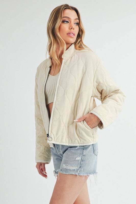 Kendl Quilted Jacket - Shop Style & More | Fresh Looks, Everyday Deals & Free Shipping