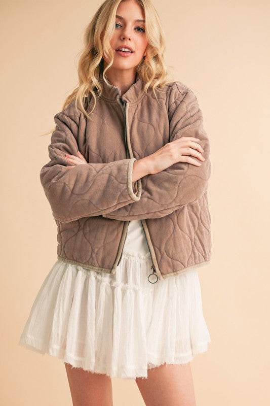 Kendl Quilted Jacket - Shop Style & More | Fresh Looks, Everyday Deals & Free Shipping
