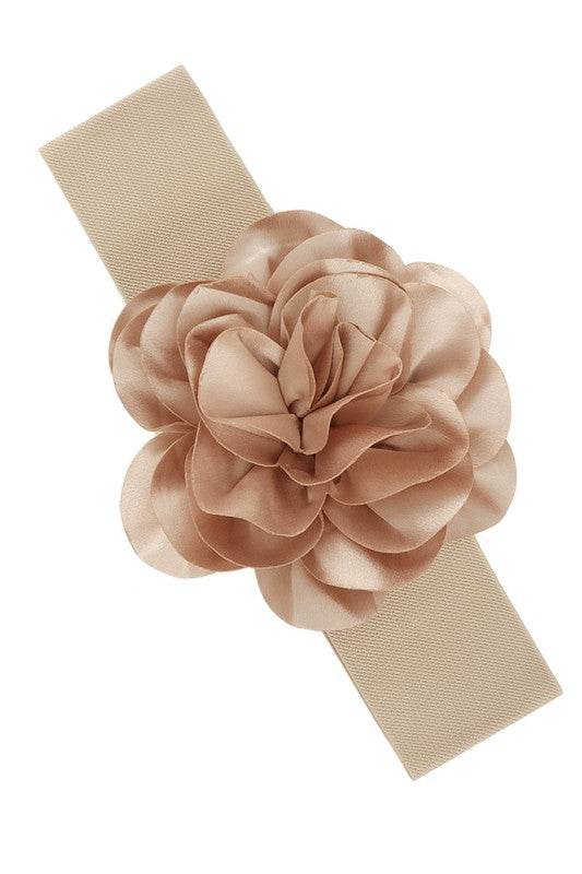 Chiffon Flower Charm Elastic Belt - Shop Style & More | Fresh Looks, Everyday Deals & Free Shipping