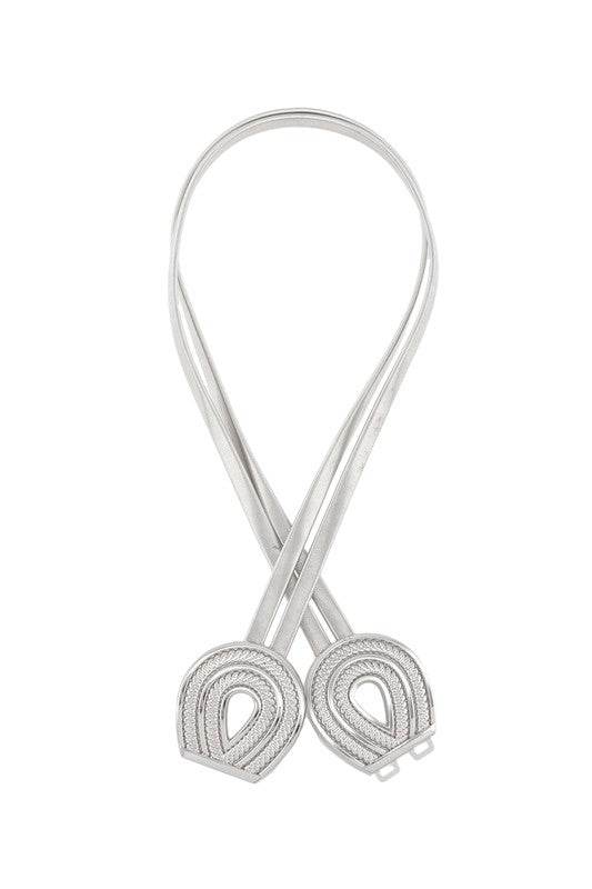 U Shape Buckled Metal Elastic Belt - Shop Style & More | Fresh Looks, Everyday Deals & Free Shipping