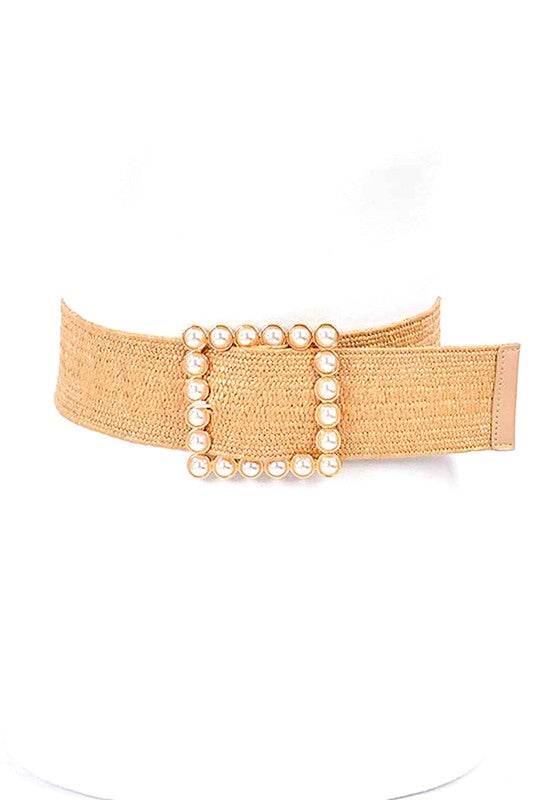 Pearl Buckle Straw Belt - Shop Style & More | Fresh Looks, Everyday Deals & Free Shipping