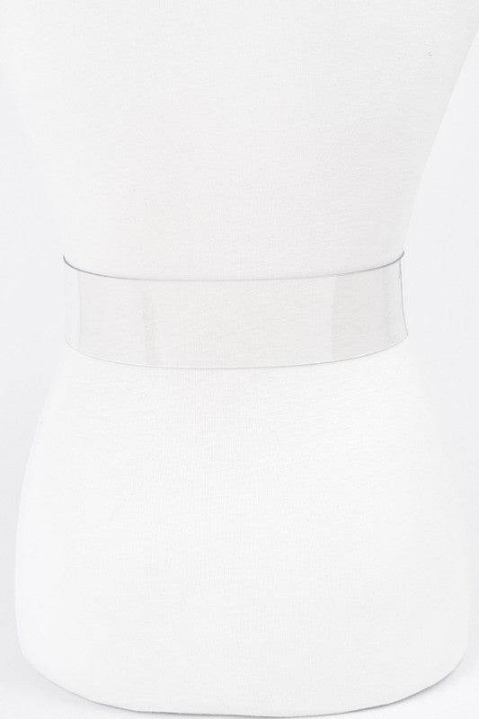 Square Buckle Clear Transparent Belt - Shop Style & More | Fresh Looks, Everyday Deals & Free Shipping