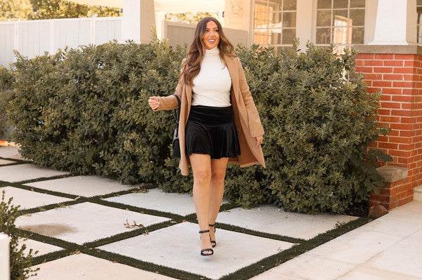 The Aurora Velvet Skort - Shop Style & More | Fresh Looks, Everyday Deals & Free Shipping