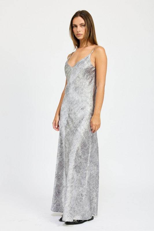 CRUCHED VELVET MAXI DRESS - Shop Style & More | Fresh Looks, Everyday Deals & Free Shipping