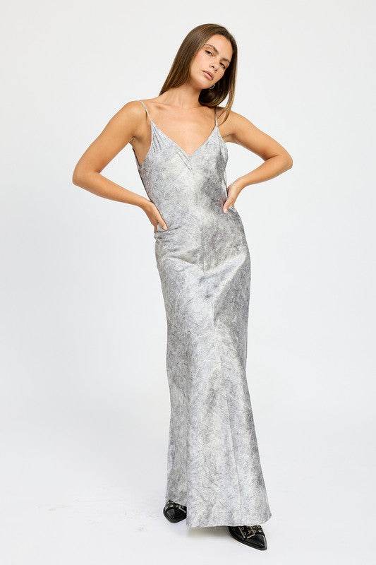 CRUCHED VELVET MAXI DRESS - Shop Style & More | Fresh Looks, Everyday Deals & Free Shipping
