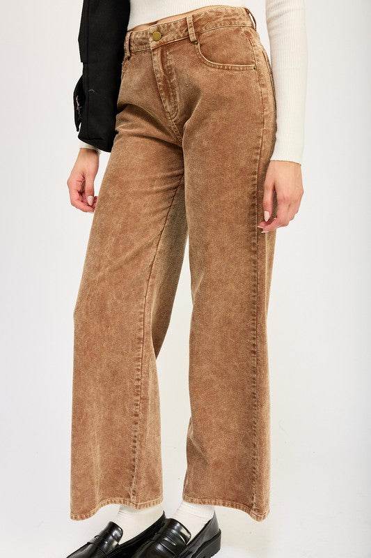 DISTRASSED CORDUROY PANTS - Shop Style & More | Fresh Looks, Everyday Deals & Free Shipping