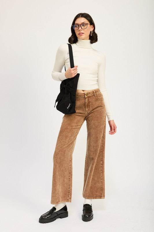 DISTRASSED CORDUROY PANTS - Shop Style & More | Fresh Looks, Everyday Deals & Free Shipping
