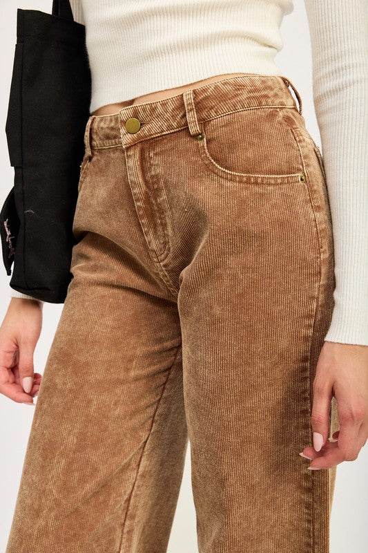 DISTRASSED CORDUROY PANTS - Shop Style & More | Fresh Looks, Everyday Deals & Free Shipping