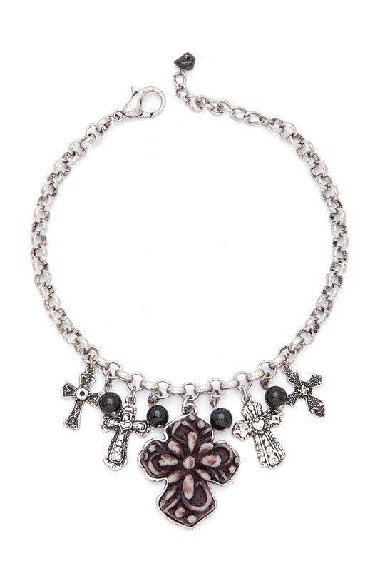 Mix Stone Cross Western Boot Charm - Shop Style & More | Fresh Looks, Everyday Deals & Free Shipping