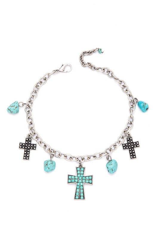 Western Stone Cross Boots Charm - Shop Style & More | Fresh Looks, Everyday Deals & Free Shipping