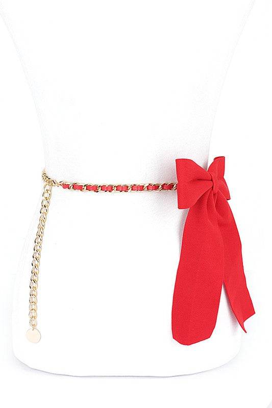 Large Bow Tie Fashion Chain Belt - Shop Style & More | Fresh Looks, Everyday Deals & Free Shipping