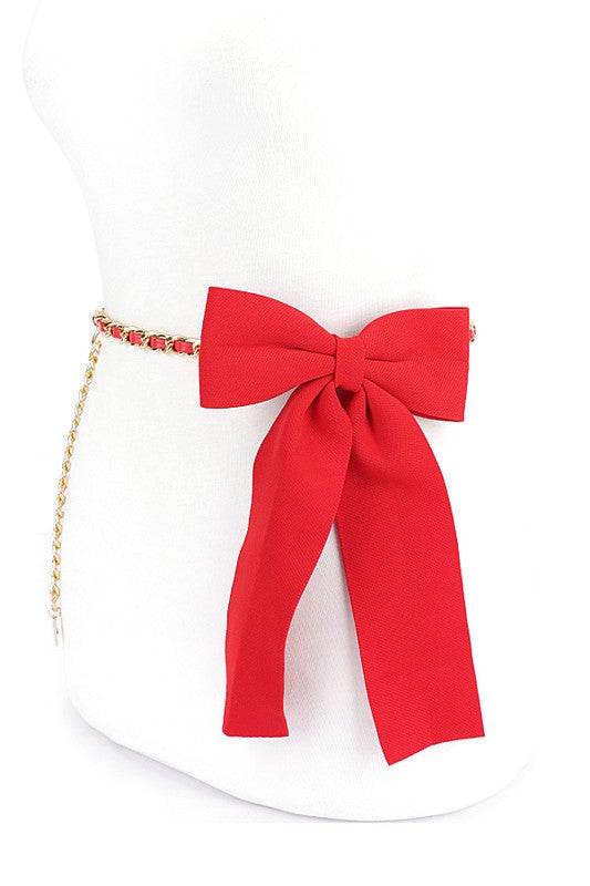 Large Bow Tie Fashion Chain Belt - Shop Style & More | Fresh Looks, Everyday Deals & Free Shipping