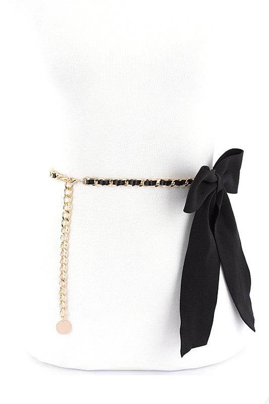 Large Bow Tie Fashion Chain Belt - Shop Style & More | Fresh Looks, Everyday Deals & Free Shipping