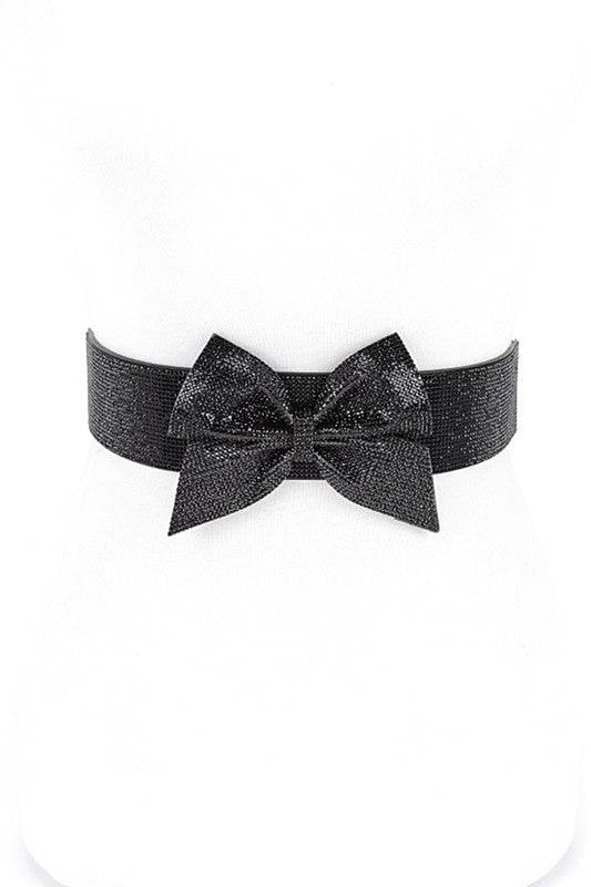 Rhinestone Bow Tie Elastic Fashion Belt - Shop Style & More | Fresh Looks, Everyday Deals & Free Shipping