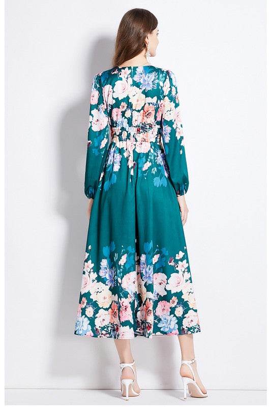 WOMEN FASHION CHIFFON MAXI DRESS - Shop Style & More | Fresh Looks, Everyday Deals & Free Shipping