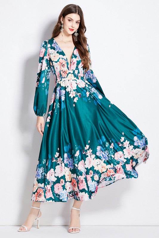 WOMEN FASHION CHIFFON MAXI DRESS - Shop Style & More | Fresh Looks, Everyday Deals & Free Shipping