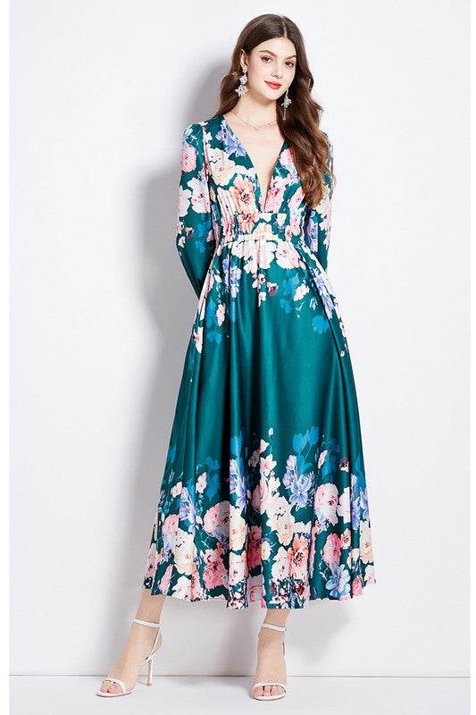 WOMEN FASHION CHIFFON MAXI DRESS - Shop Style & More | Fresh Looks, Everyday Deals & Free Shipping