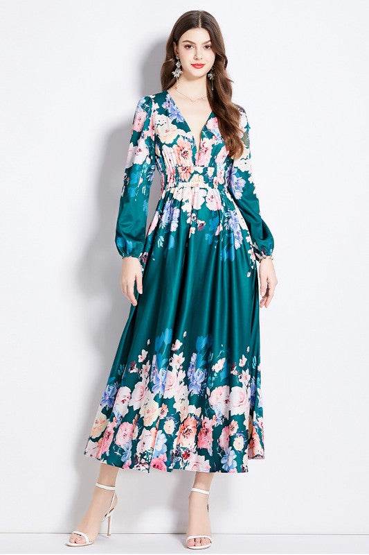 WOMEN FASHION CHIFFON MAXI DRESS - Shop Style & More | Fresh Looks, Everyday Deals & Free Shipping