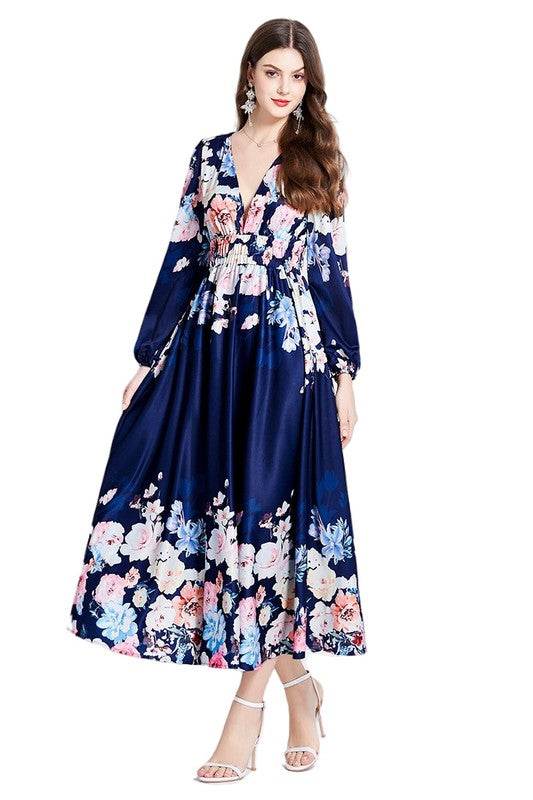 WOMEN FASHION CHIFFON MAXI DRESS - Shop Style & More | Fresh Looks, Everyday Deals & Free Shipping