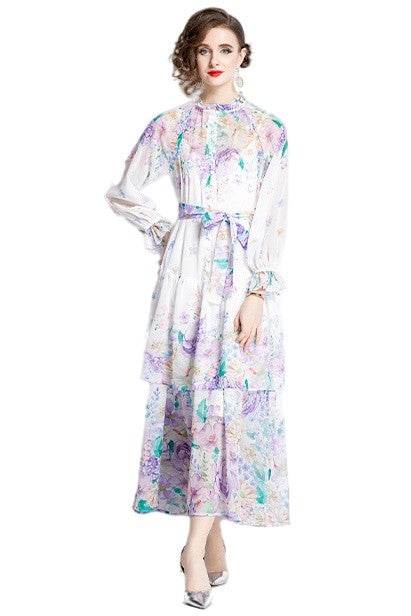 WOMEN FASHION CHIFFON MAXI DRESS - Shop Style & More | Fresh Looks, Everyday Deals & Free Shipping