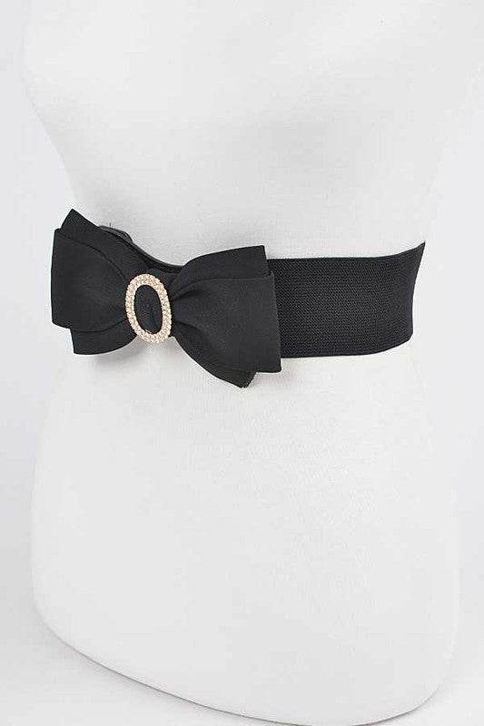 Crystal Accent Bow Tie Stretch Belt - Shop Style & More | Fresh Looks, Everyday Deals & Free Shipping