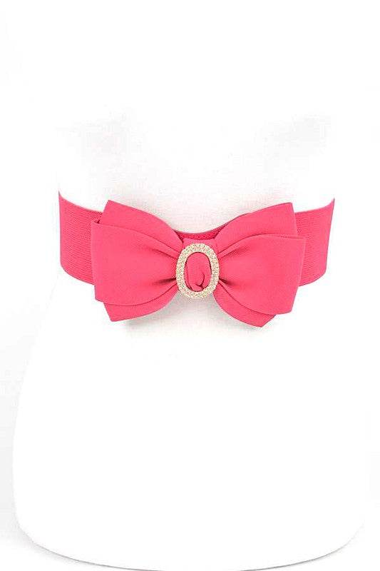 Crystal Accent Bow Tie Stretch Belt - Shop Style & More | Fresh Looks, Everyday Deals & Free Shipping