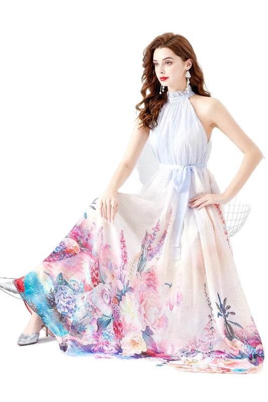 WOMEN FASHION CHIFFON MAXI DRESS - Shop Style & More | Fresh Looks, Everyday Deals & Free Shipping