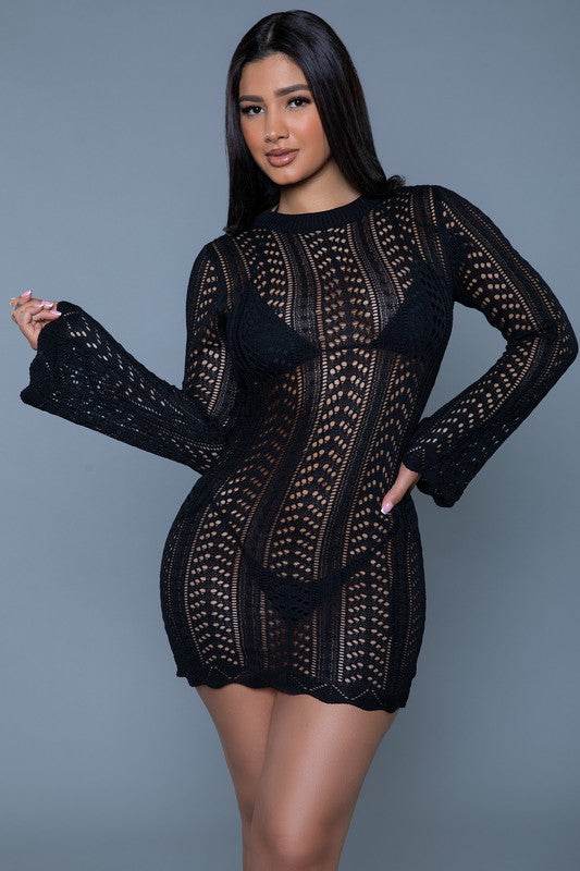 Kinsley Crochet Mini Dress - Shop Style & More | Fresh Looks, Everyday Deals & Free Shipping