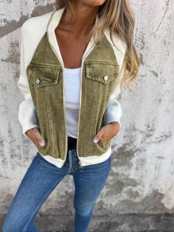 Zip up denim jacket - Shop Style & More | Fresh Looks, Everyday Deals & Free Shipping