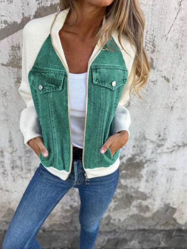 Zip up denim jacket - Shop Style & More | Fresh Looks, Everyday Deals & Free Shipping