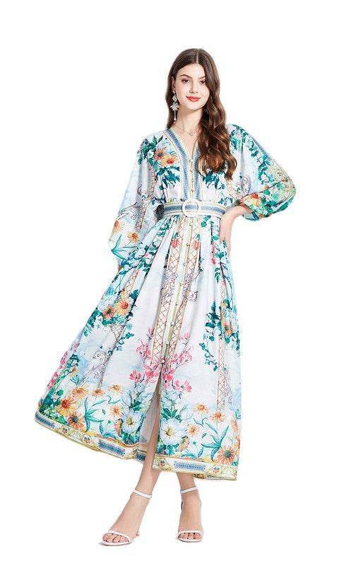 WOMEN FASHION CHIFFON MAXI DRESS - Shop Style & More | Fresh Looks, Everyday Deals & Free Shipping