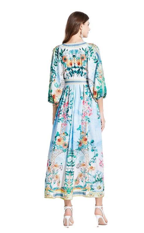 WOMEN FASHION CHIFFON MAXI DRESS - Shop Style & More | Fresh Looks, Everyday Deals & Free Shipping