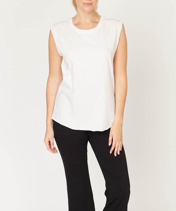 COTTON JERSEY MUSCLE NEW TANK - Shop Style & More | Fresh Looks, Everyday Deals & Free Shipping