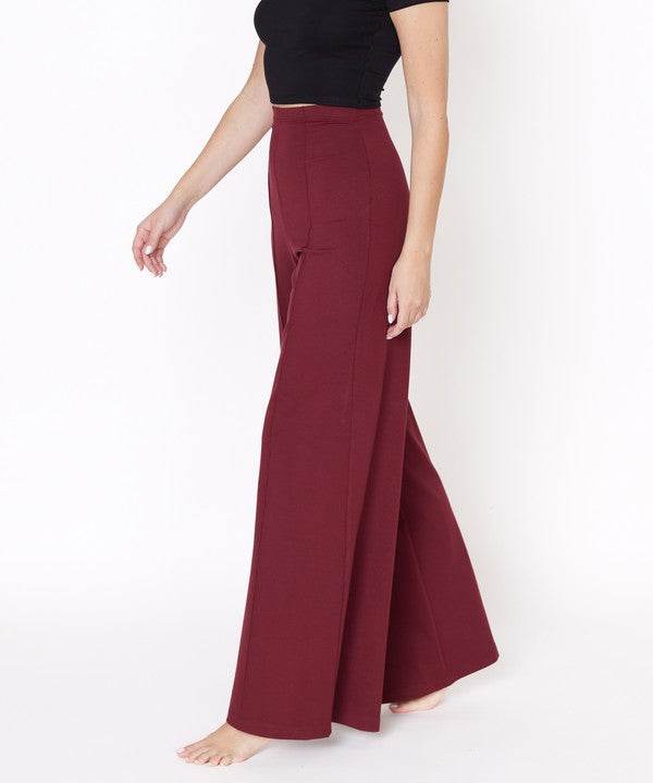 PONTE WIDE LEG FULL LENGTH PANTS - Shop Style & More | Fresh Looks, Everyday Deals & Free Shipping
