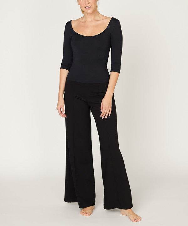 PONTE WIDE LEG FULL LENGTH PANTS - Shop Style & More | Fresh Looks, Everyday Deals & Free Shipping